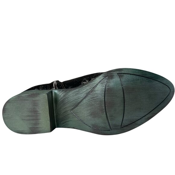 Alcala's Johnny Women Black Brown Cow Hair-On-Hide Leather Cowboy Boot Size 6.5 - Picture 7 of 14